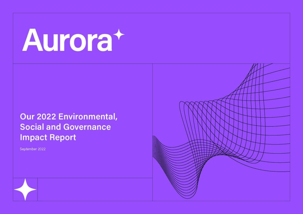 Aurora managed services Environmental, Social ad Governance Impact Report